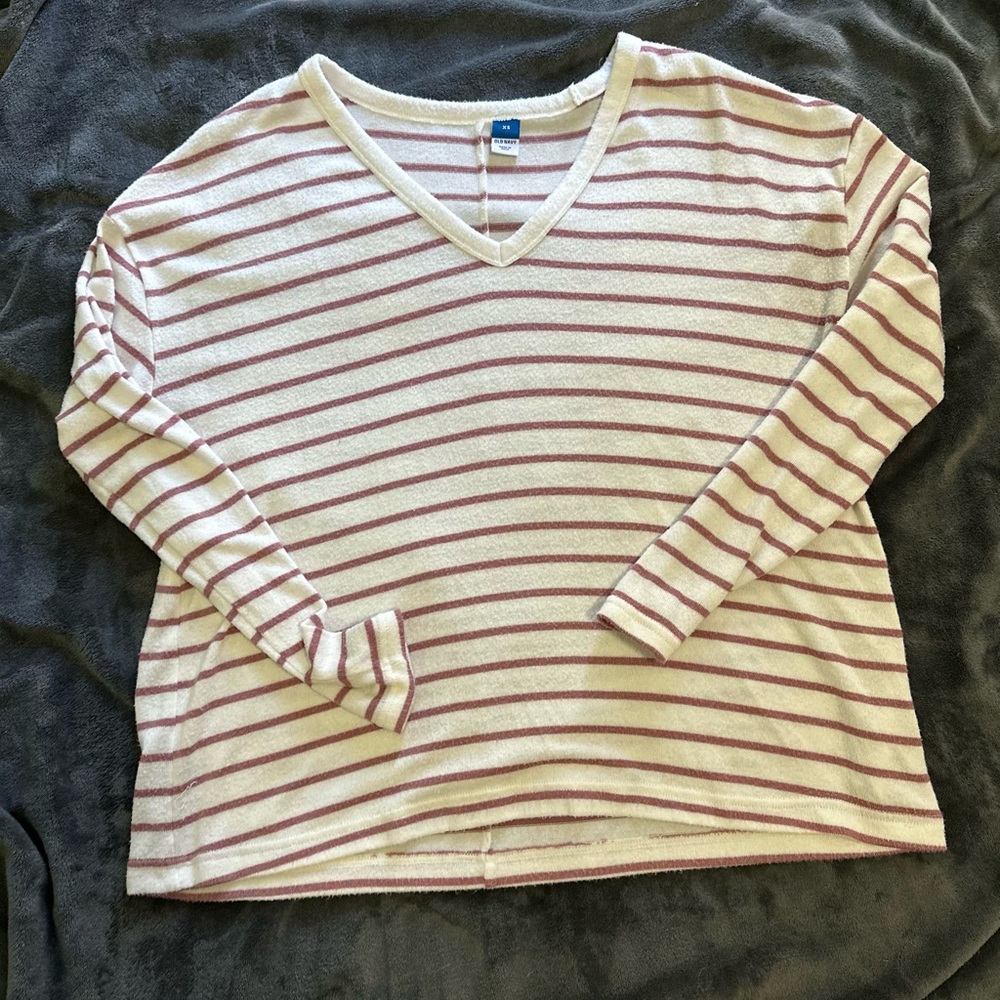 🩷Soft striped long sleeve